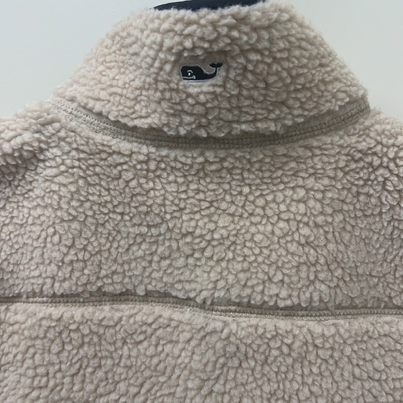 Vineyard Vines Navy/Tan Vest, Size Medium - Picture 4 of 5